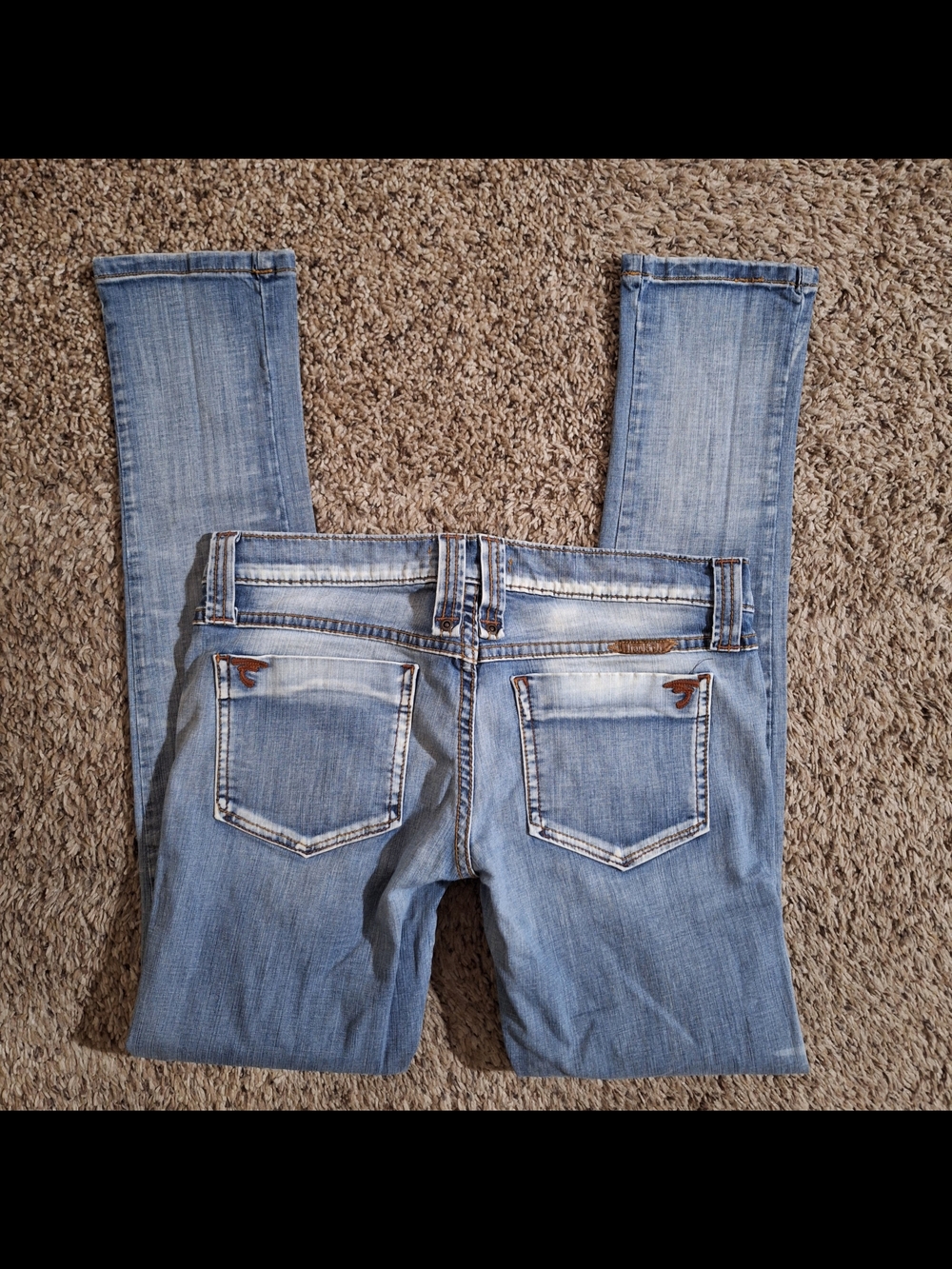 Vintage Frankie B Y2K Ultra Low Rise Skinny Jeans Size 26
